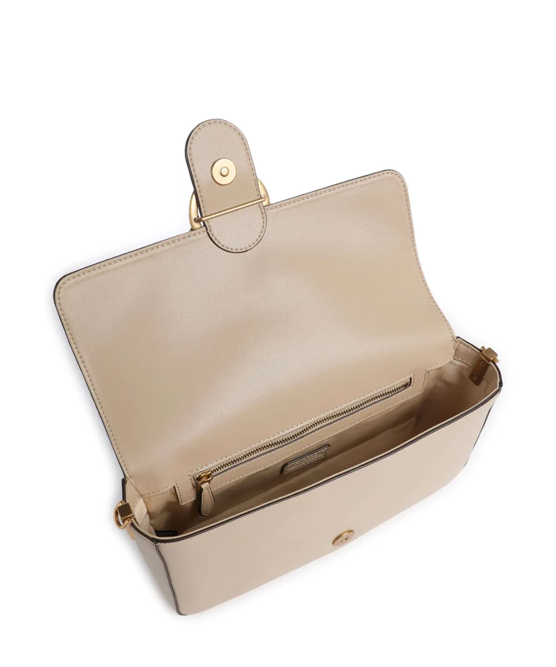Pinko Love One Classic Slouchy Bandolera beige/grigio fumo/antique gold