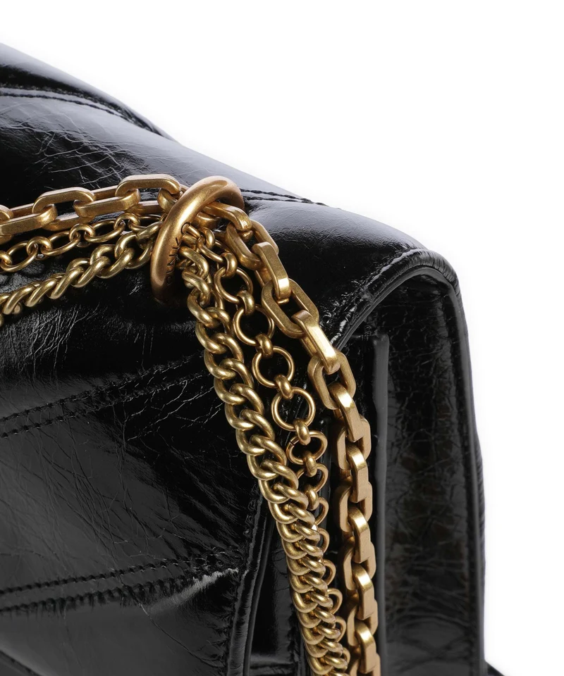 Pinko Love One Classic Bolso de hombro nero/antique gold