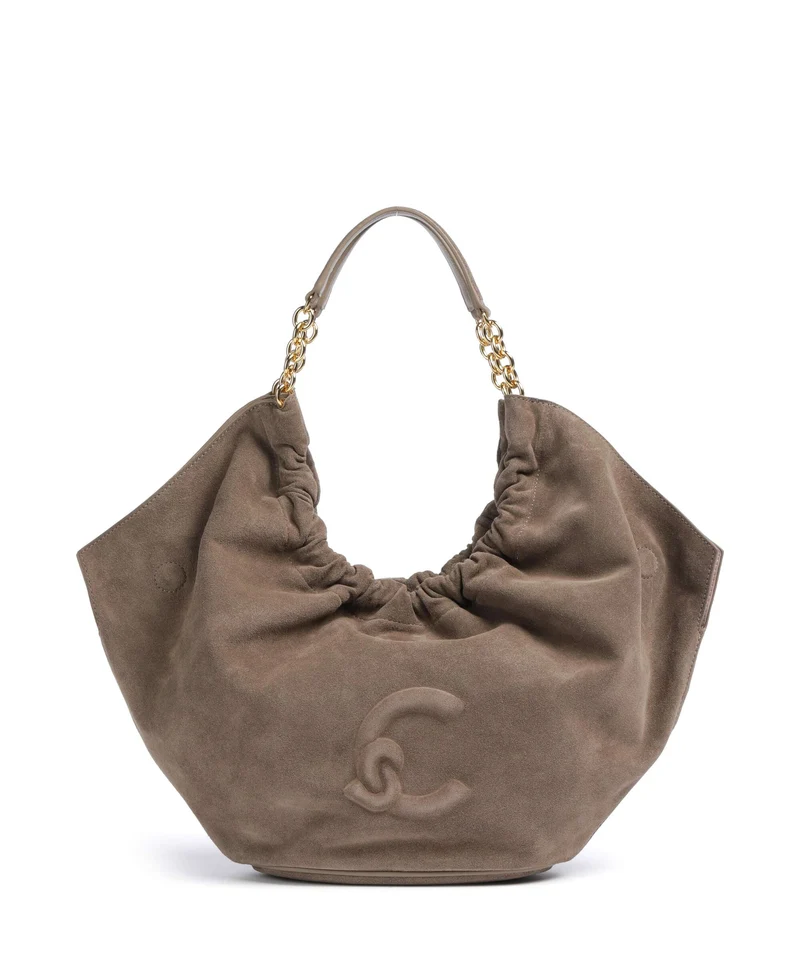 Coccinelle Smash Suede Bolso de hobo warm taupe