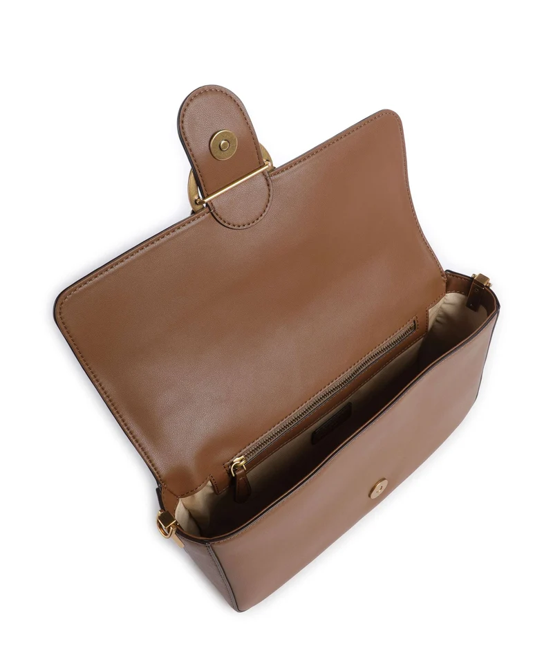 Pinko Love One Classic Slouchy Bandolera marrone cognac/antique gold
