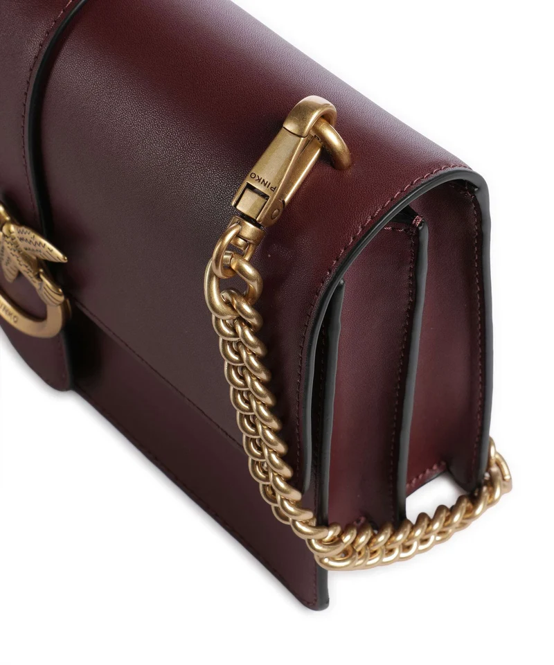 Pinko Love One Classic Bandolera ribes intenso/antique gold