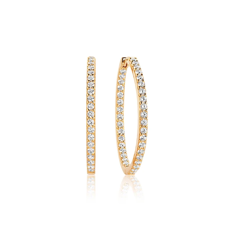 Sif Jakobs Bovalino Earrings 18K Gold Plating SJ-E1790-CZ-YG