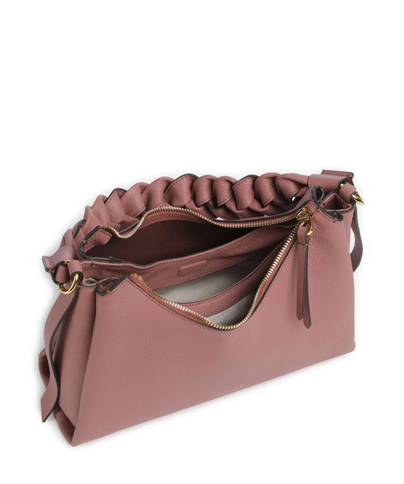 Coccinelle Boheme Grana Double Bolso de hombro winter rose/berry