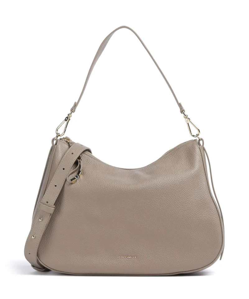 Coccinelle Nory Bolso de hobo warm taupe