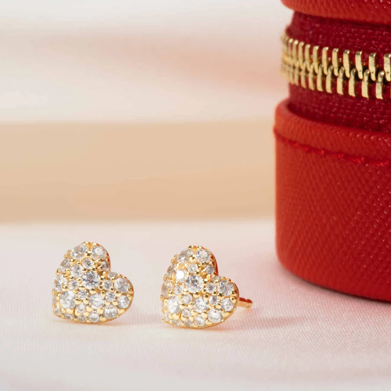 Sif Jakobs Caro Gold Plated Zirconia Earrings SJ-E72350-CZ-YG