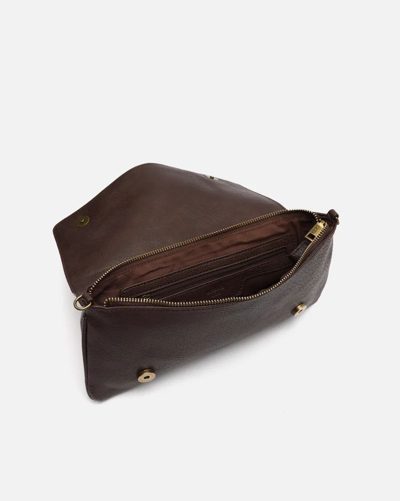 Jacumy bolso bandolera de fiesta pequeño con detalles metálicos