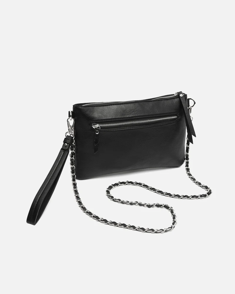 Zaocai bolso de fiesta pequeño con detalles metálicos y asa bandolera extraíble ED.