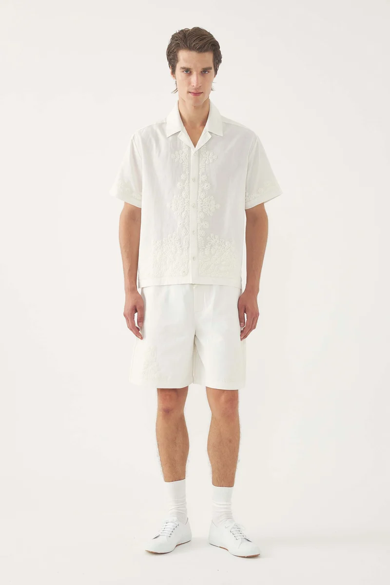 Chemise brodée Adonis