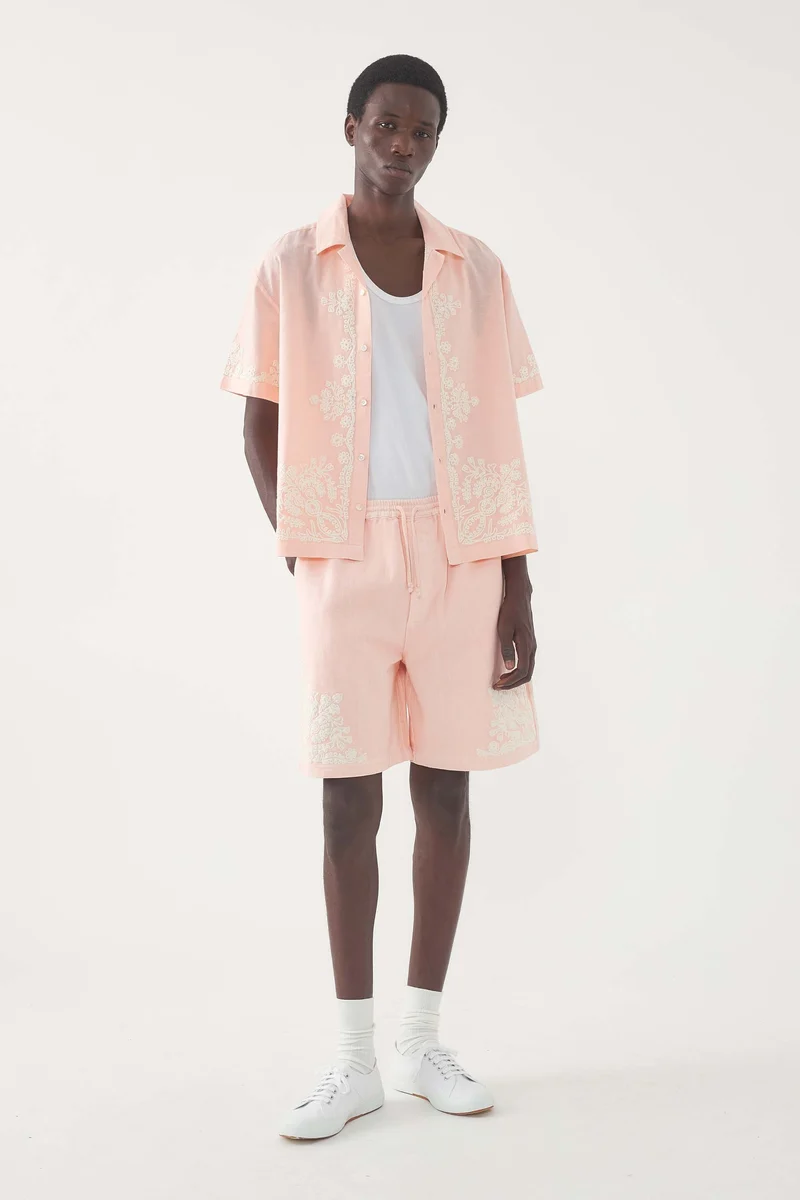 Chemise brodée Adonis