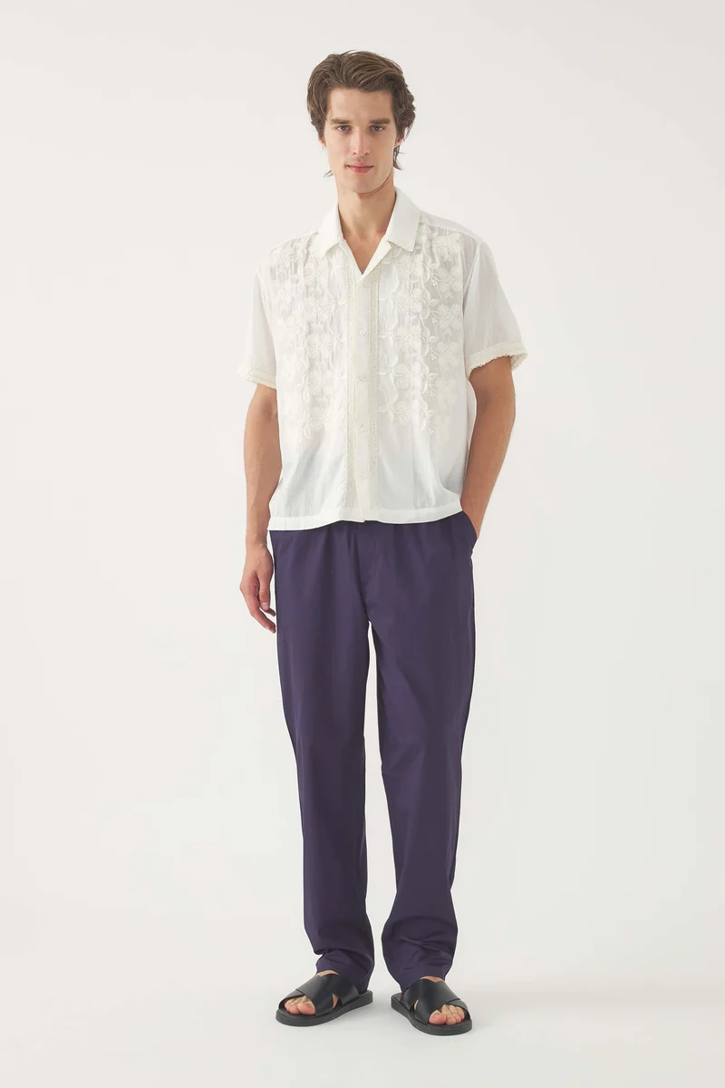Chemise brodée Suzane