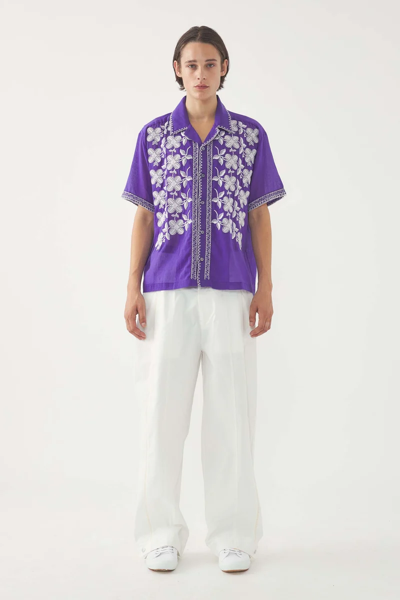 Chemise brodée Suzane