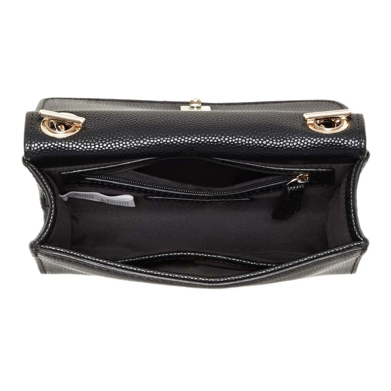 Valentino Bags Divina Black & Gold Crossbody Bag VBS1R403GNERO/GOLD