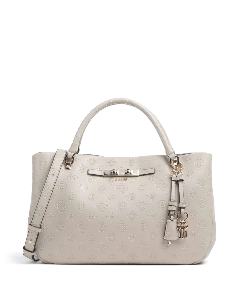 Guess Carmella Girlfriend Bolso de mano bone logo
