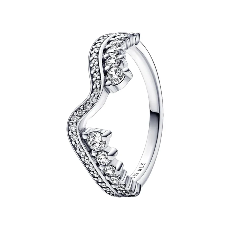 Pandora Timeless 925 Sterling Zilveren Wave Ring 192543C01-50