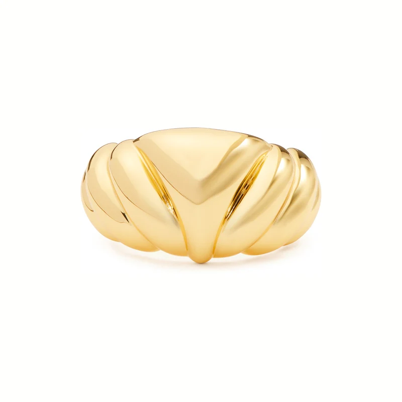Kate Spade New York French Twist Gold-coloured Ring K9482-GLD-6