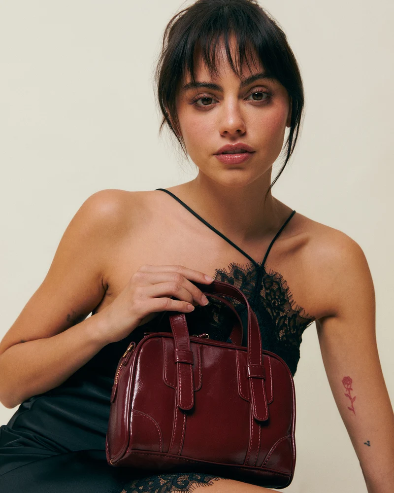 Batilde bolso tote de fiesta pequeño con asa bandolera extraíble