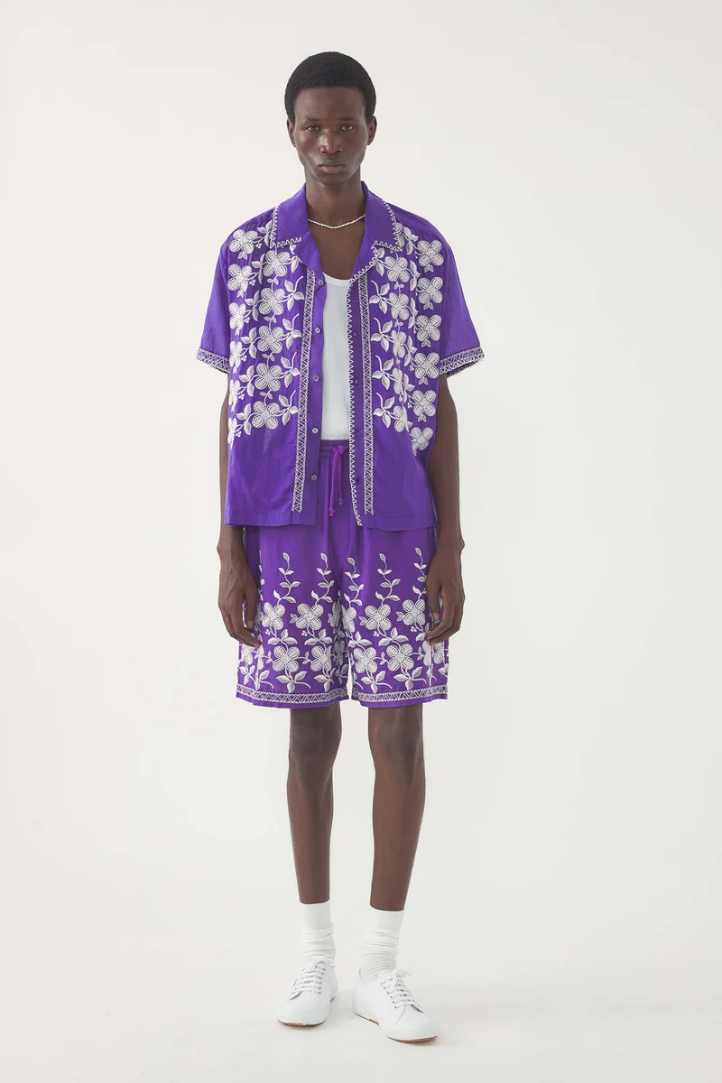 Short brodé Suzane