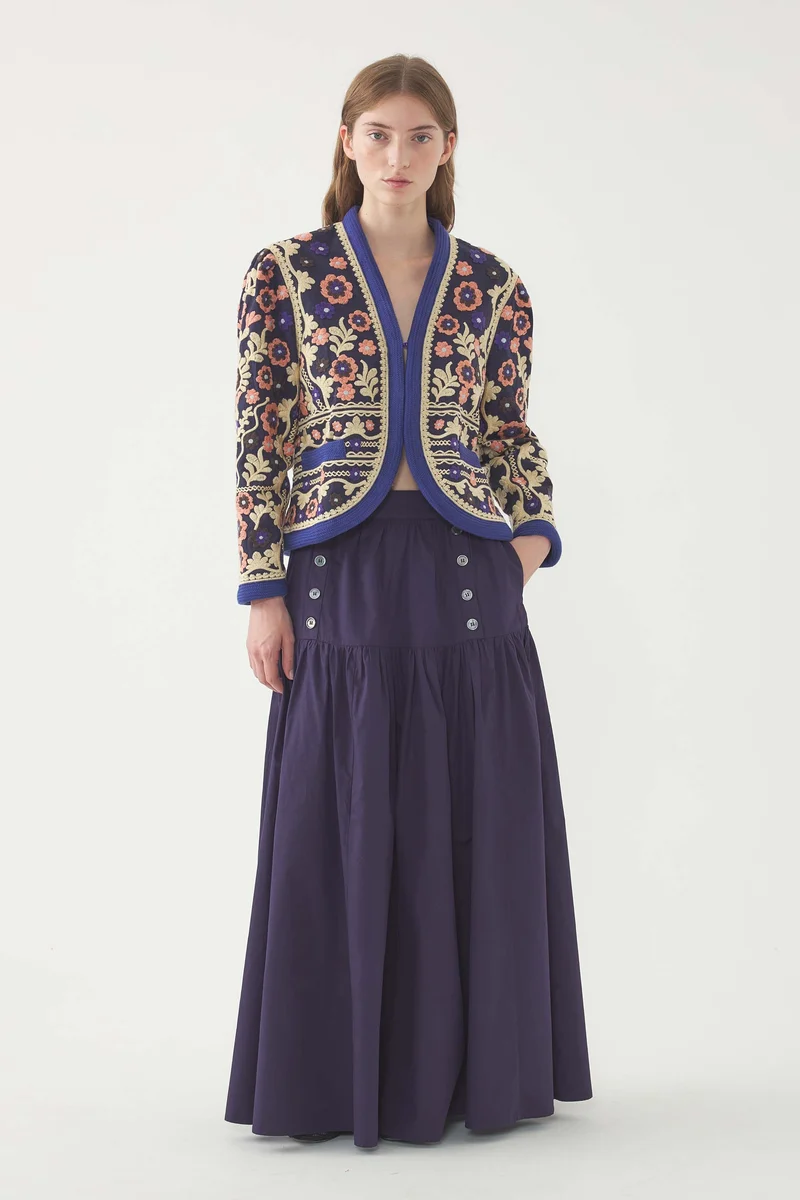 Veste brodée Ossie