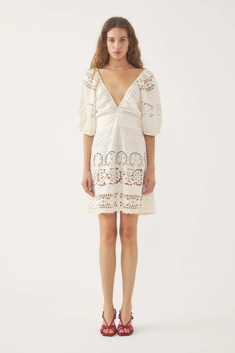 Robe brodée Mila
