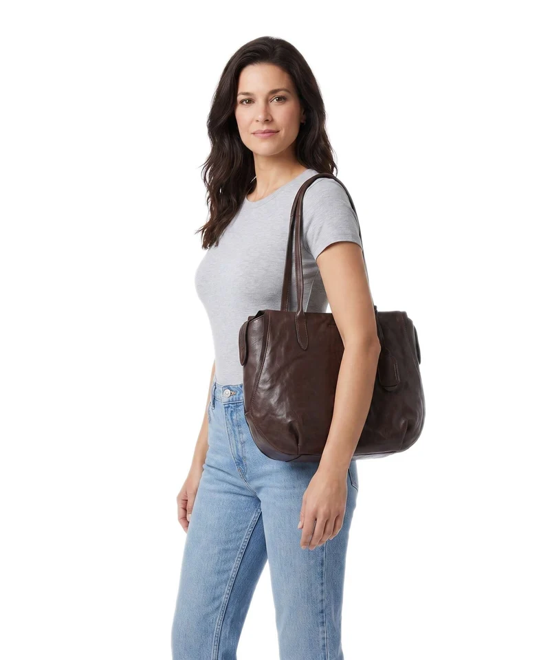 Aunts & Uncles Grandma's Luxury Club Mrs. Florentine Bolsa shopping coffee bean