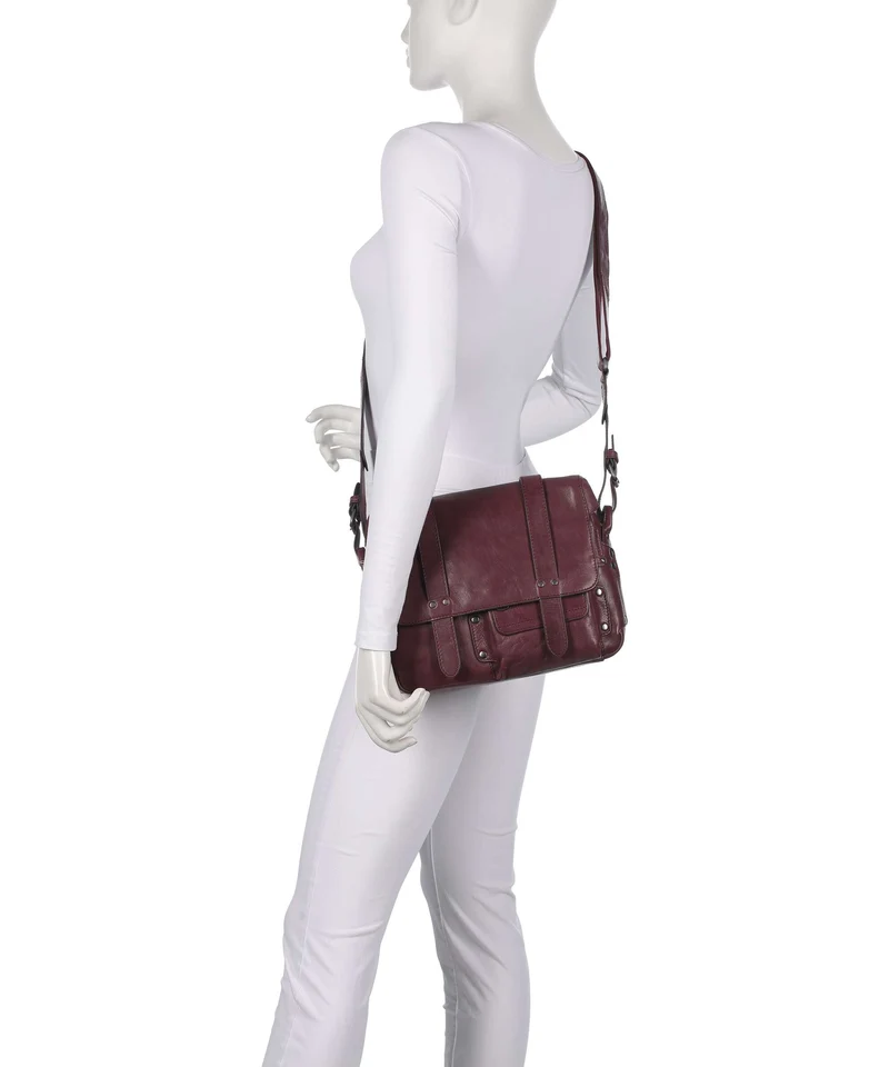 Aunts & Uncles Grandma's Luxury Club Miss Applepie Bandolera dark cherry