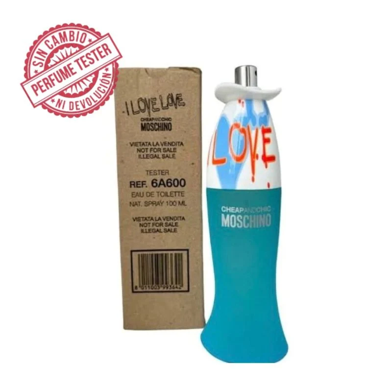 Moschino I Love Love EDT 100 ML Tester Sin Tapa