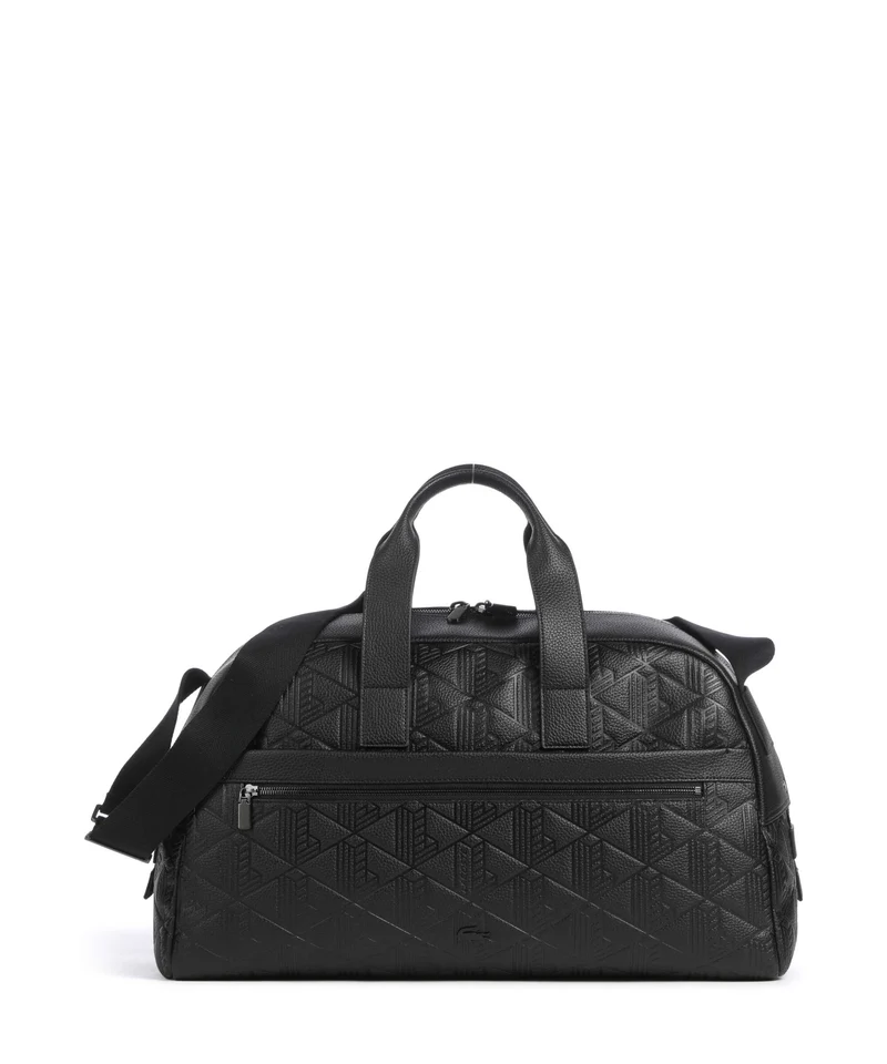 Lacoste Megagrain Bolsa de fin de semana noir