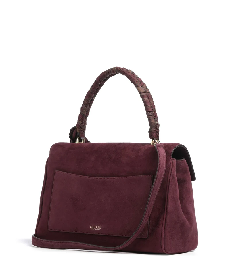 Lauren Ralph Lauren Farrah Medium Bolso de mano dark garnet/urban bltng/garnet multi