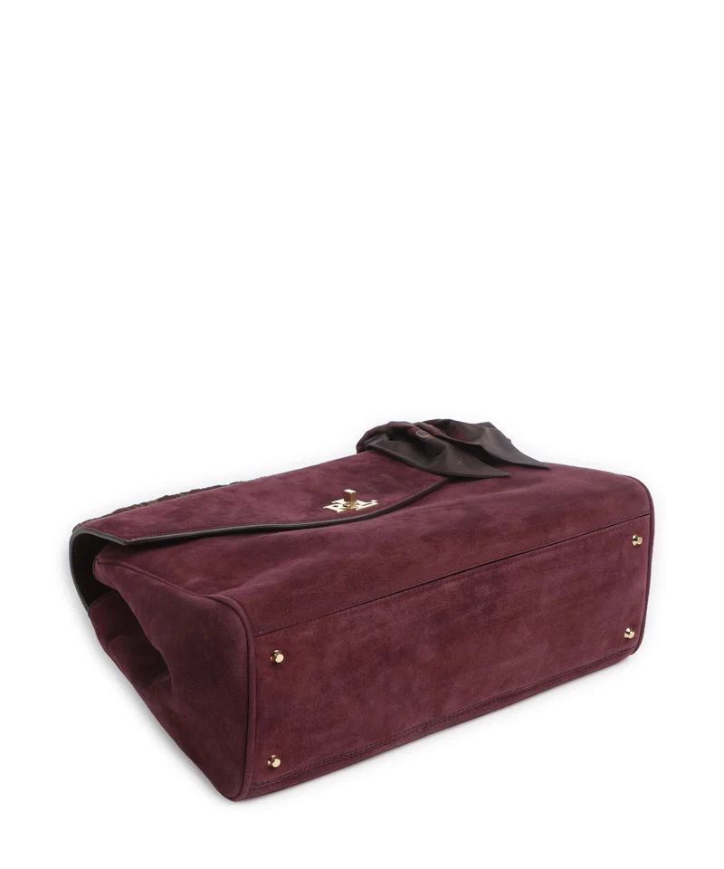 Lauren Ralph Lauren Farrah Medium Bolso de mano dark garnet/urban bltng/garnet multi