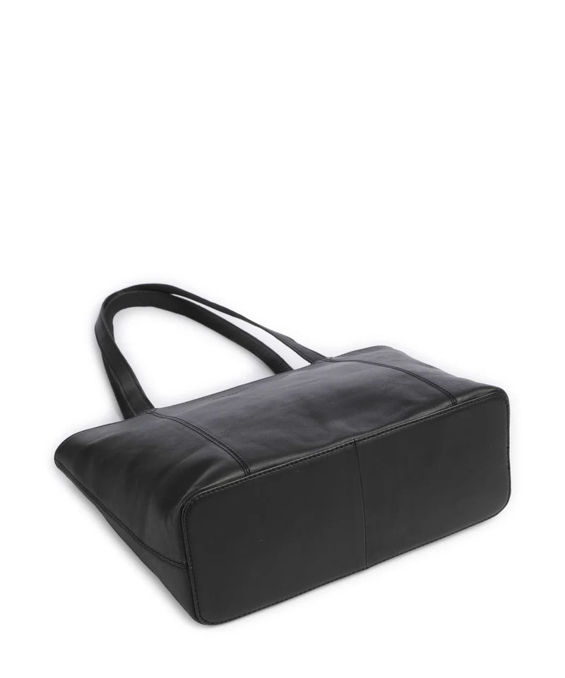 The Chesterfield Brand Wax Pull Up Cow Anira Bolsa shopping black