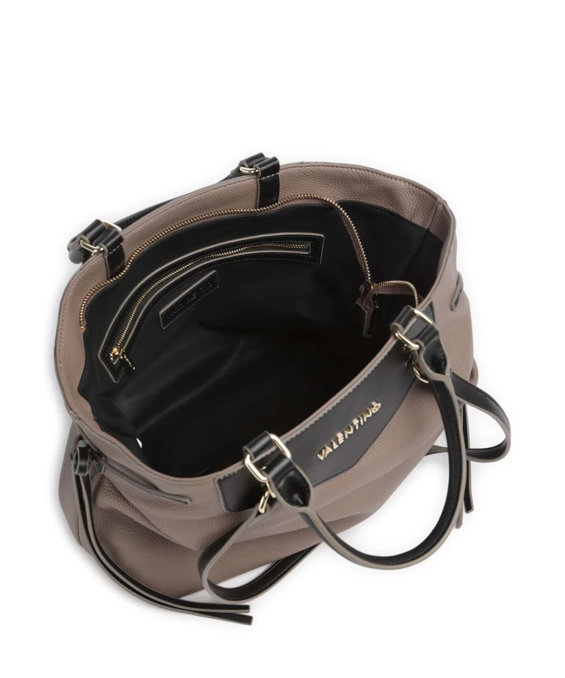 Valentino Bags Fiamma Re Bolso de mano taupe/nero