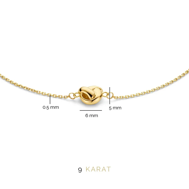 Beloro Jewels Della Spiga Emilia 9 Karaat Armband BO320020