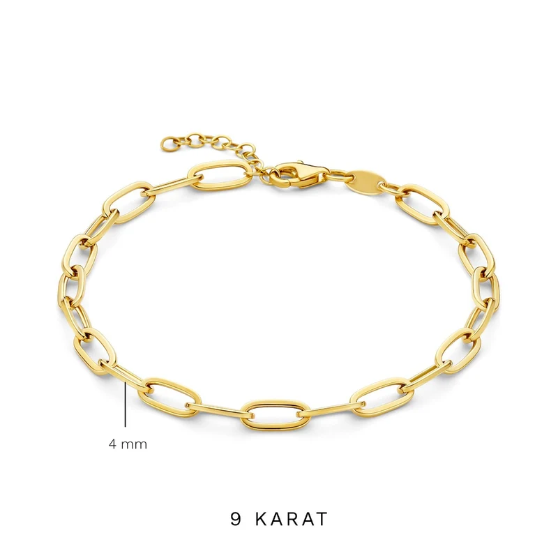 Beloro Jewels Della Spiga Elisa 9 Karaat Armband BO320040