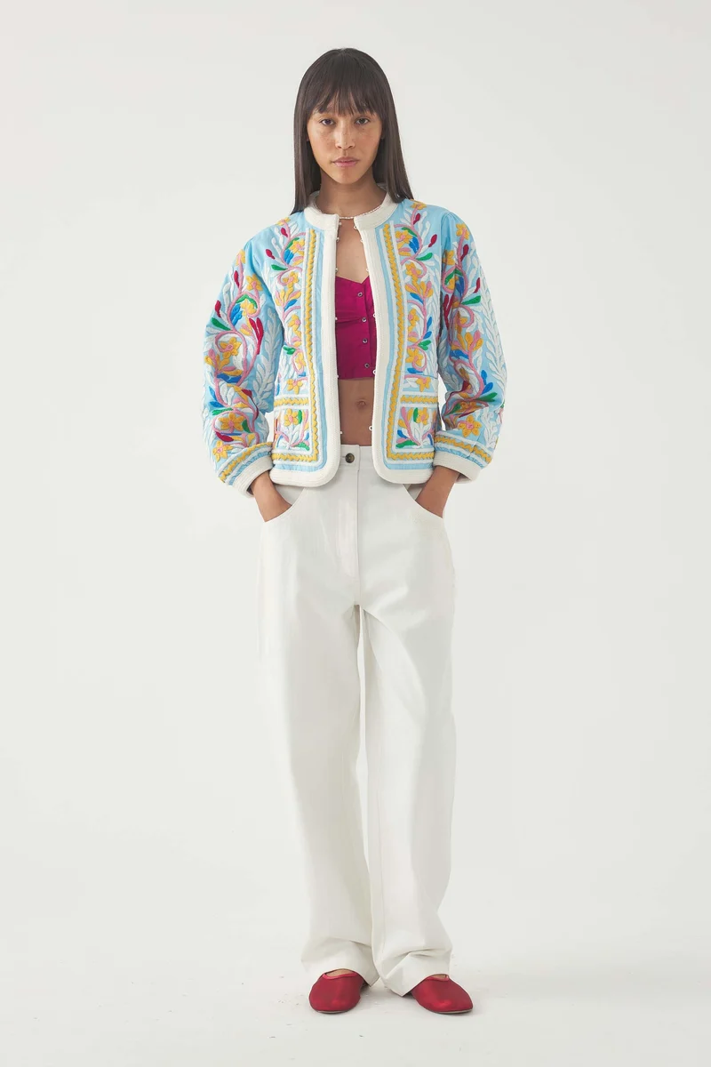 Veste brodée Hendrix