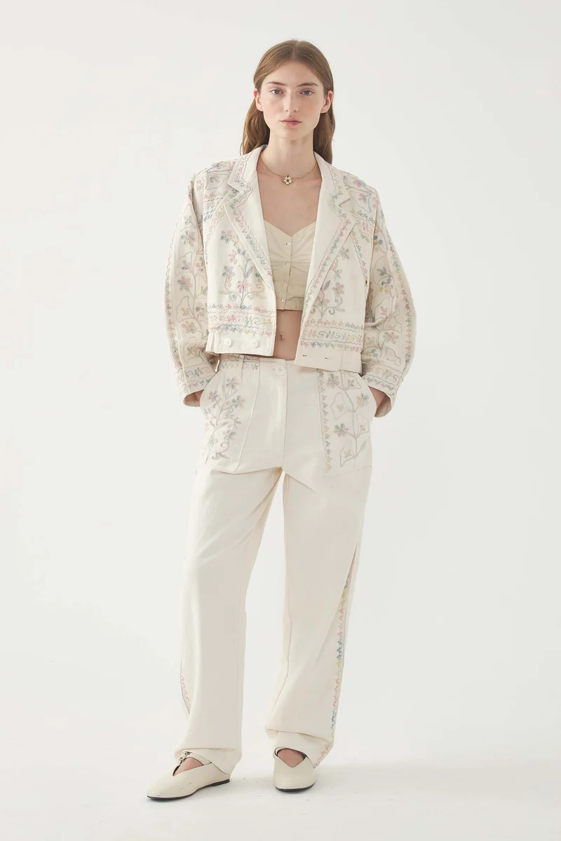 Veste brodée Alex