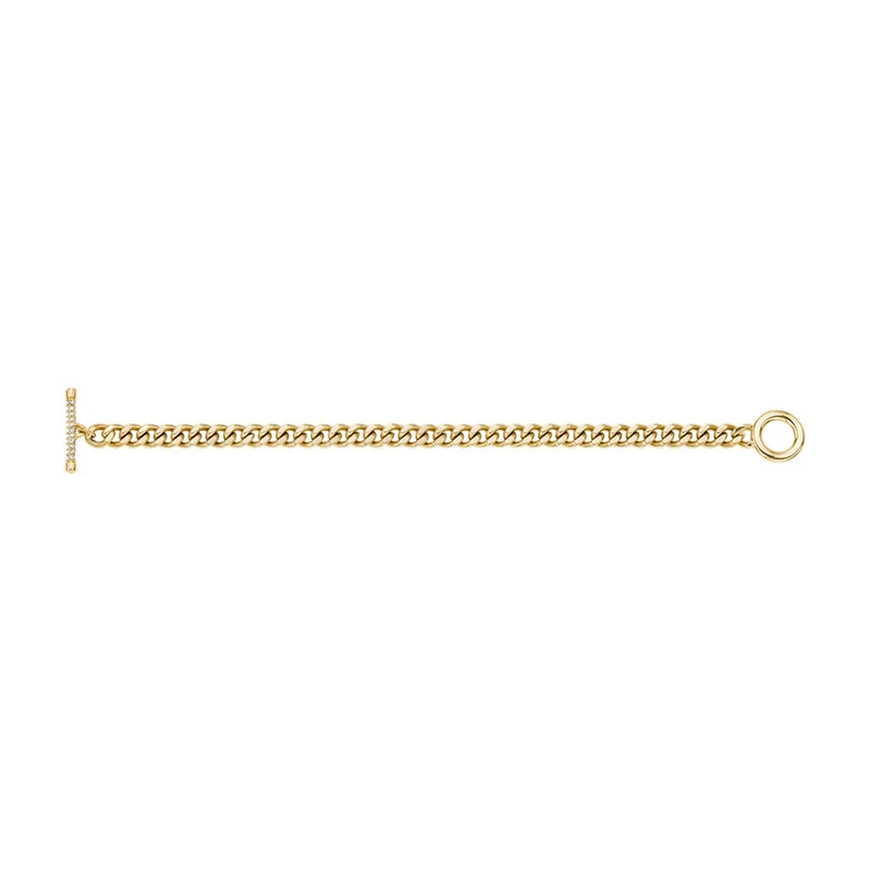 Fossil Carlie T-Bar Stainless Steel Women's Bracelet JF04957710