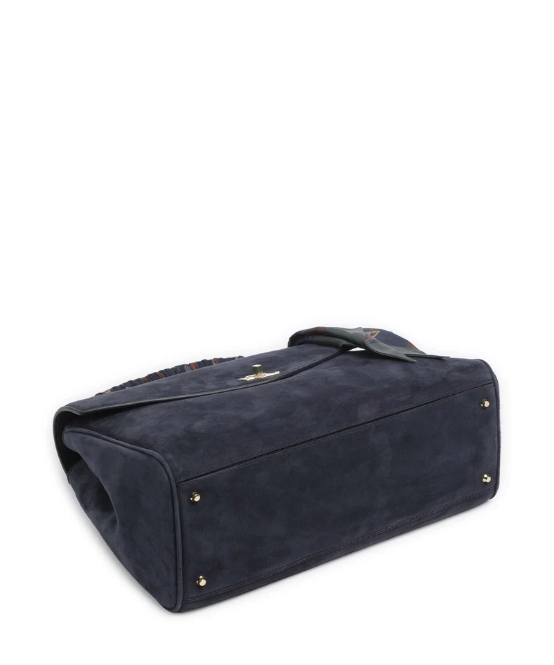 Lauren Ralph Lauren Farrah Medium Bolso de mano lauren navy/urban bltng/navy multi