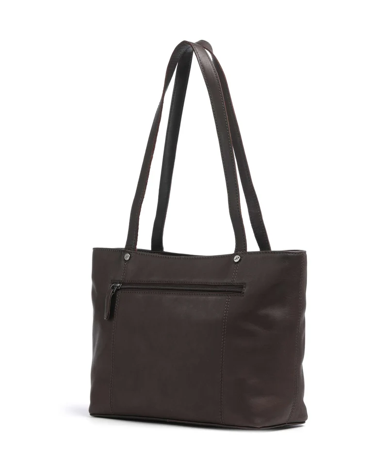 The Chesterfield Brand Wax Pull Up Cow Anira Bolsa shopping brown