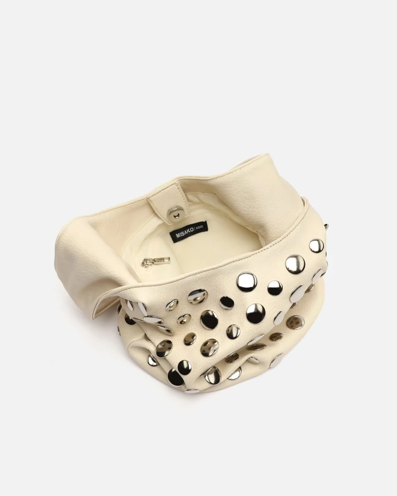 Tudi-1 bolso de hombro pequeño con detalles metálicos ED.