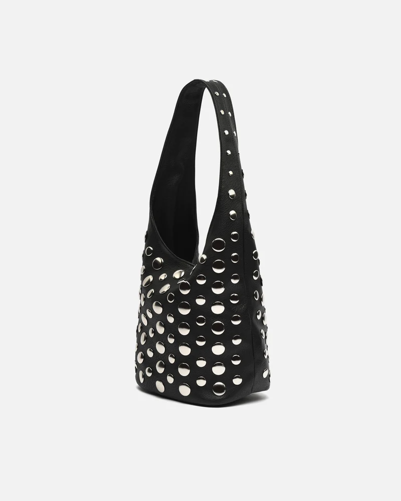Tudi-1 bolso de hombro pequeño con detalles metálicos ED.