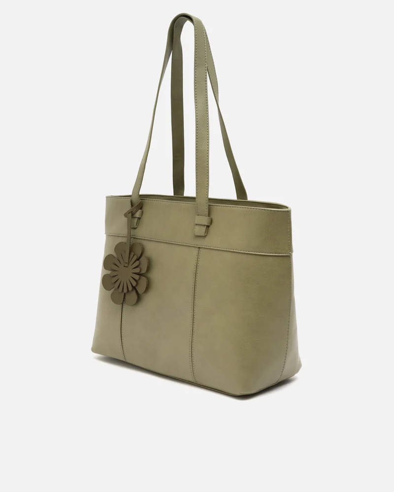 Filiberta bolso shopper grande con detalle colgante ED.