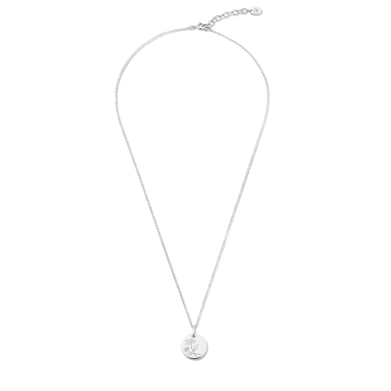 Violet Hamden Venus 925 Sterling Zilveren Ketting met Geboortebloem VH340026-OCT