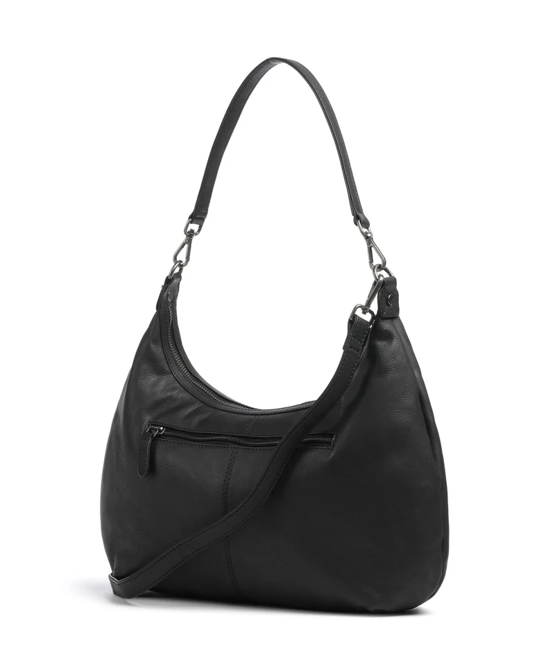 The Chesterfield Brand Wax Pull Up Cow Fierra Bolso de hobo black