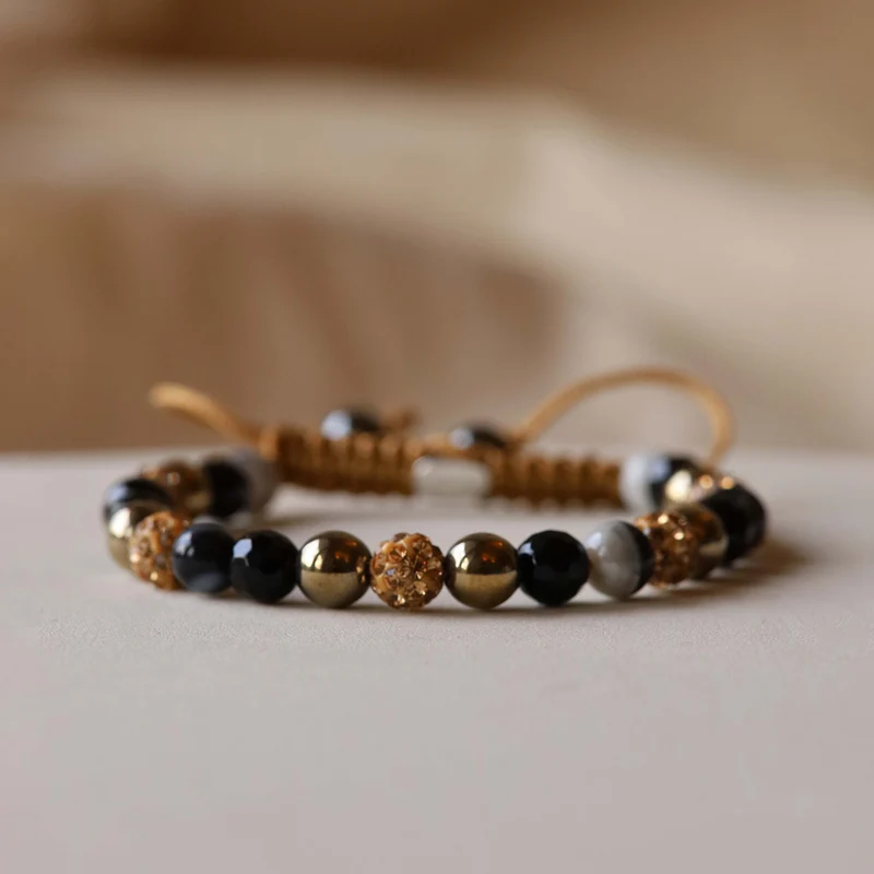 Karma Gold-coloured Spiral Tuscan Sun Bracelet 83784 (Length: 17.50 - 19.00 cm)