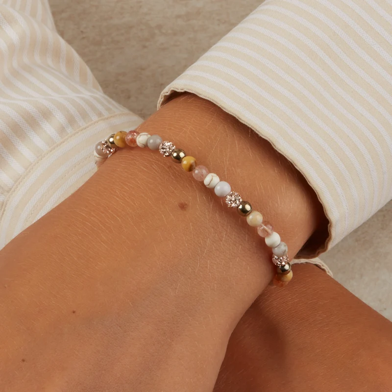 Karma Spiral Rose Bracelet 84387 (Length: 17.50-19.00 cm)cm
