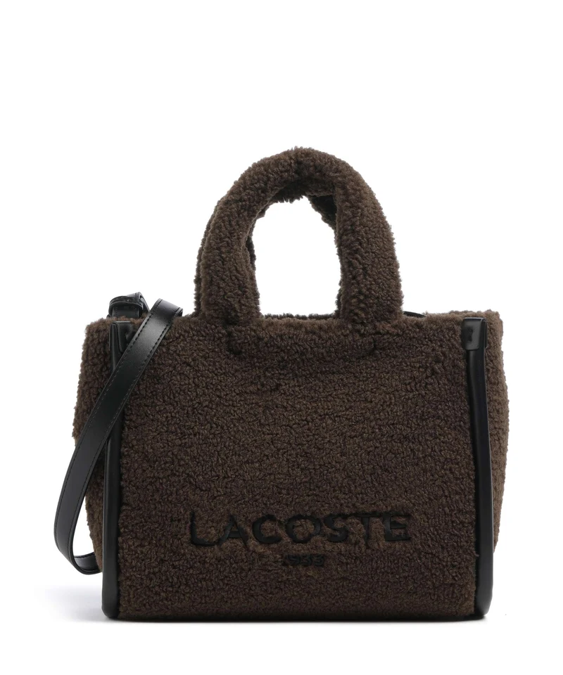 Lacoste Heritage Bolso de mano brown/noir