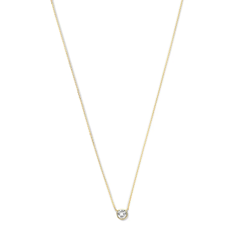 Violet Hamden Venus 925 Sterling Zilveren Gold Plated Ketting met Geboortesteen VH340010-MAY