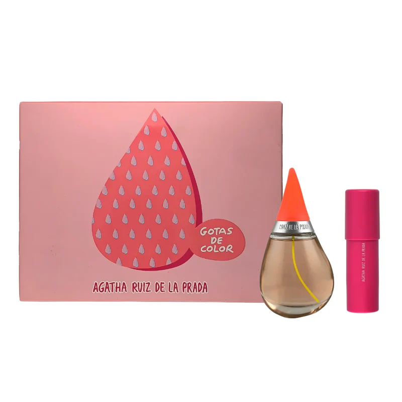 Agatha Ruiz De La Prada Gotas de Color EDT 100ML + Barra de Labios y Mejillas 5Gr.