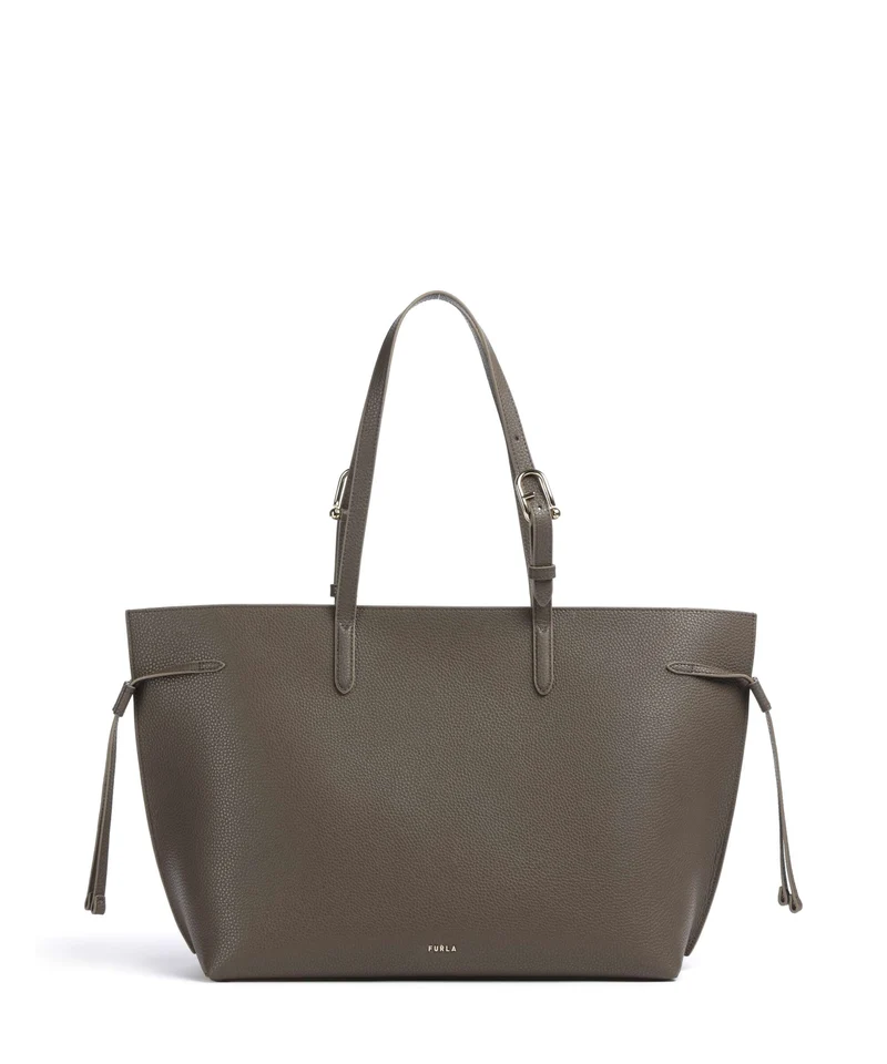 Furla Ava L Bolsa shopping mogano/cremino