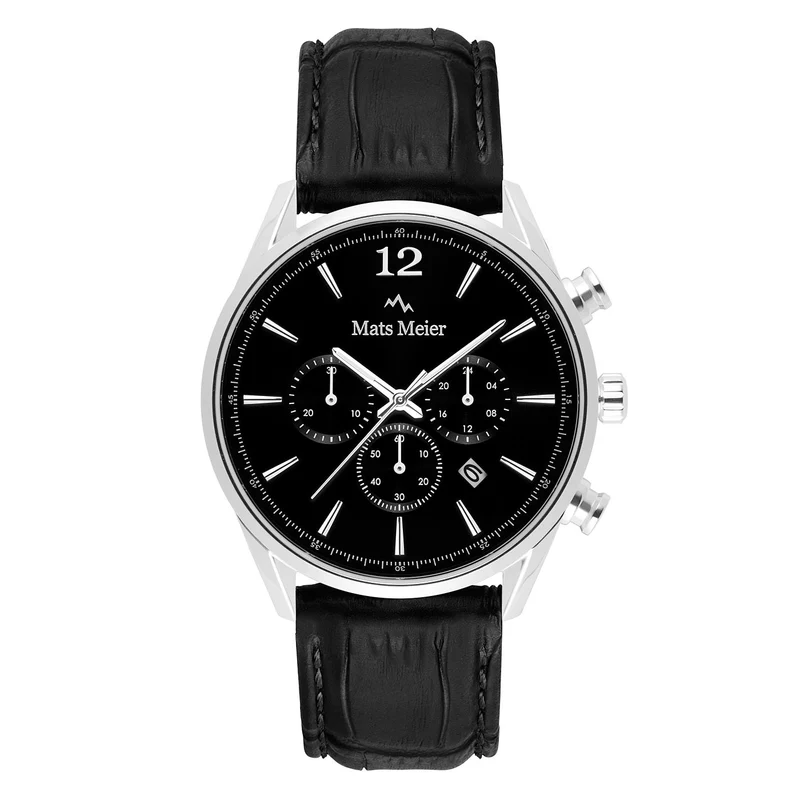 Mats Meier Grand Cornier Chrono Zwart Horloge MM00106